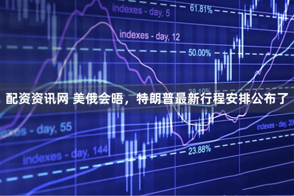 配资资讯网 美俄会晤，特朗普最新行程安排公布了